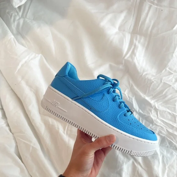 Womens Air Force Sage Low 'University Blue